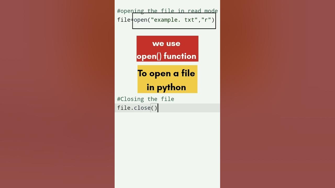File Modes in Python || File Handling || #Files #Handling #Python # ...