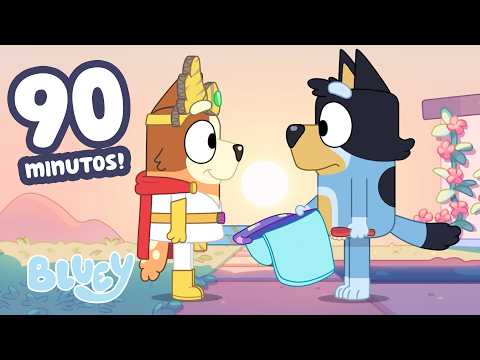 Era a década de 80, cara! 💙 O conto de fadas do papai | Bluey Português Brasil Canal Oficial