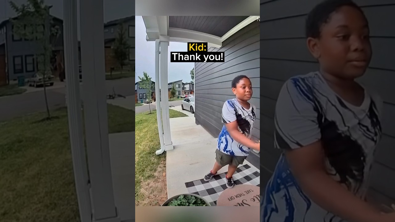 Kid Asks Neighbors For Leftovers Because He’s Hungry…