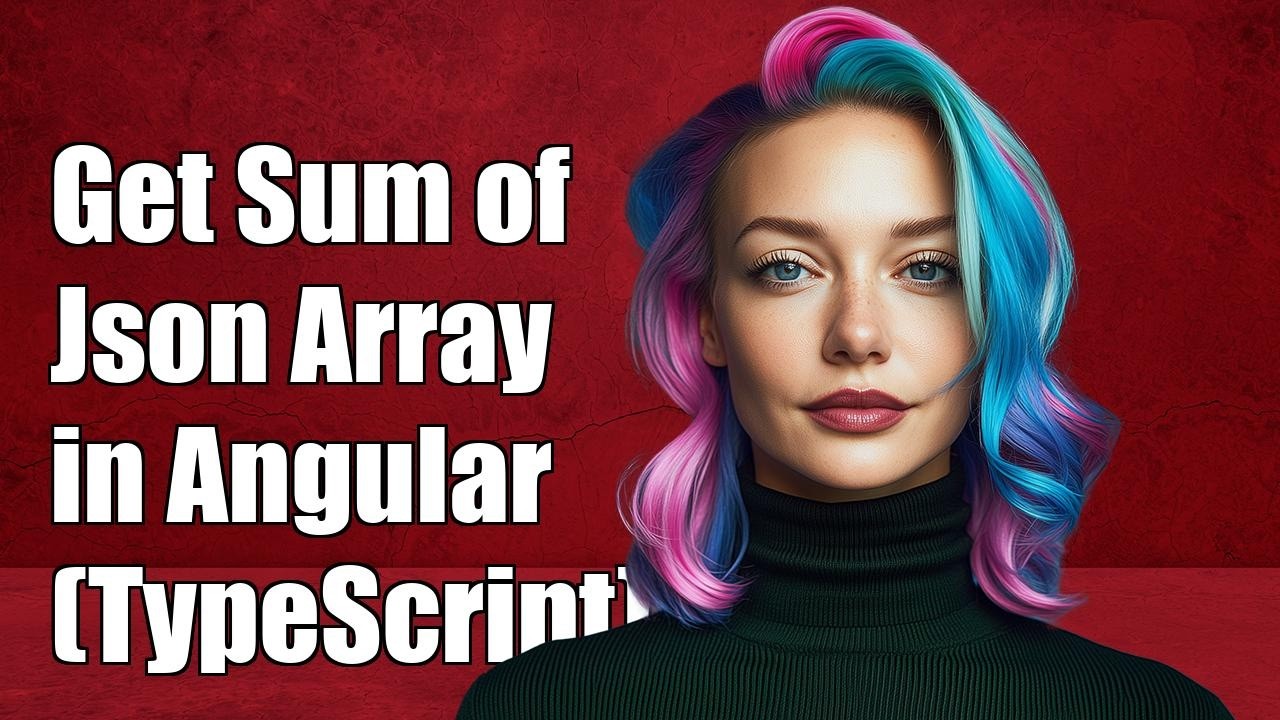 How to get sum of value from Json Array in Angular2(Typescript) - YouTube