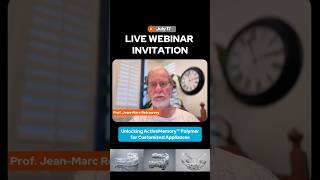 You're Invited! Prof. Jean Marc Webinar: Unlocking ActiveMemory™ for Customized Appliances