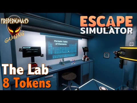 Escape Simulator : THE LAB Adrift in Space / 8 Tokens Location - D&rsquo;oh! & Safety Precautions Achiev