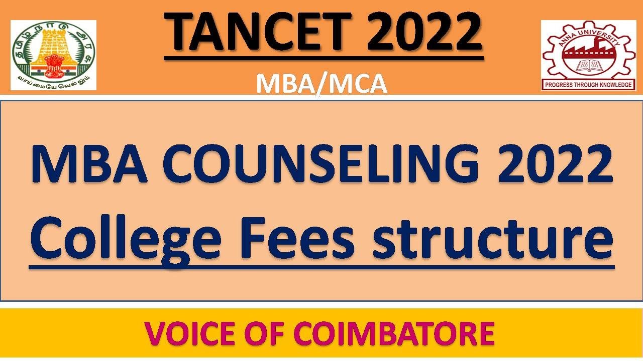 TANCET 2022 MBA COUNSELING FEES COLLEGE FEES STRUCTURE 2022 tancet-2022-mba-counseling-fees-college-fees-structure-2022