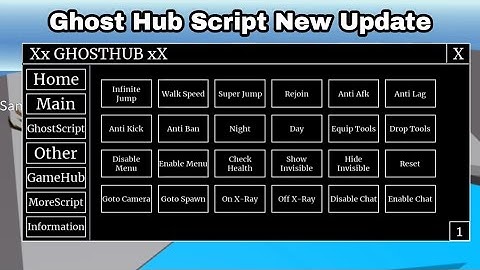 Roblox Ghosthub Script New Update (Pastebin/MediaFire)
