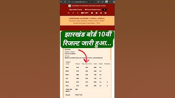 JAC 10th Result 2025 Kaise Dekhe? How To Check Jharkhand Board 10th Matric Result 2025? #JAC