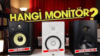 Adam Audio T8V ve Yamaha HS8 vs KRK ROKIT 8 Referans Monitörleri Test Dinlemeleri ve Kıyaslamalar