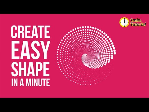 How to create Dotted Circular Shape Effect in Adobe Illustrator