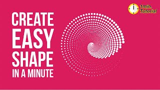 How to create Dotted Circular Shape Effect in Adobe Illustrator