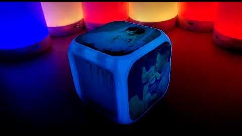 Personalized led alarm clock