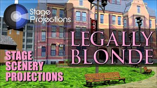Legally Blonde The Musical Stage Projections