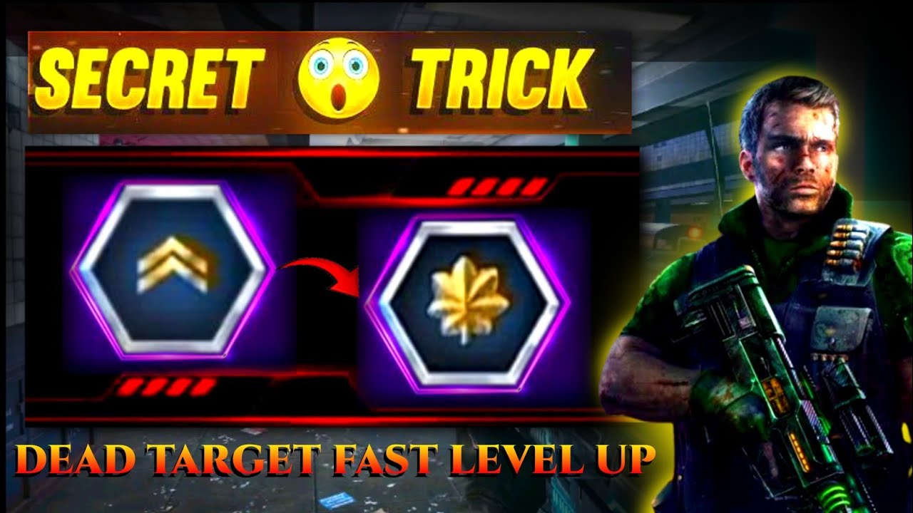 Dead Target Fast Level Up 😱 | Secret Tricks to Rank Up Quickly