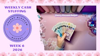 Week 6 of 2026 Cash Stuffing | Reallocation | Happy Mail | Savings Challenges | Low Income |