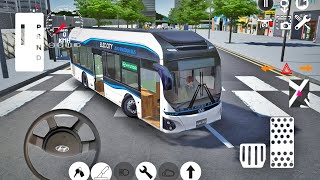 3d Driving Game - Hyundai Coach Bus City Driving - Car Game Android Gameplay screenshot 2