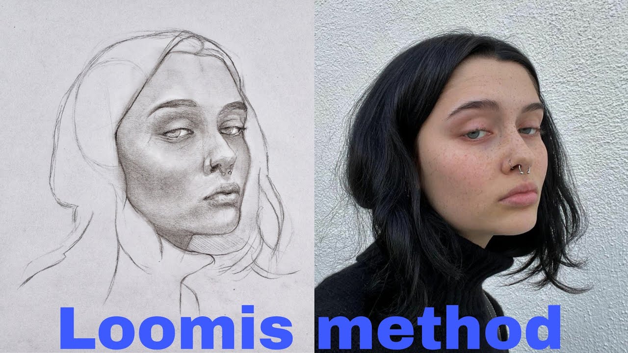 Portrait Sketch Practice How To Draw Easy A Girl In Loomis Method portrait-sketch-practice-how-to-draw-easy-a-girl-in-loomis-method
