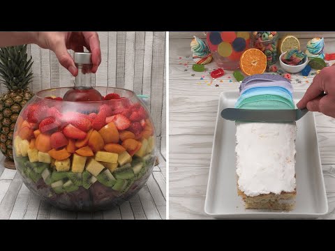 rainbow-recipes-for-pride-🌈-#pride-cocktail-🍓-no-bake-cheesecake-🍰-apple-pie-for-lovers🍏🍎