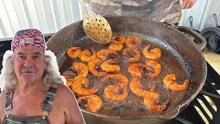 BBQ Shrimp And Fried Spider Legs with Bruce Mitchell