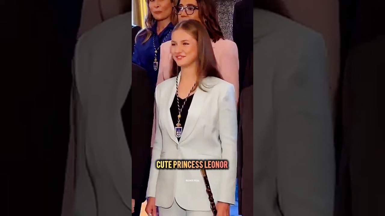 Princess Leonor's Sweetest Smile | Royal Elegance in Action 