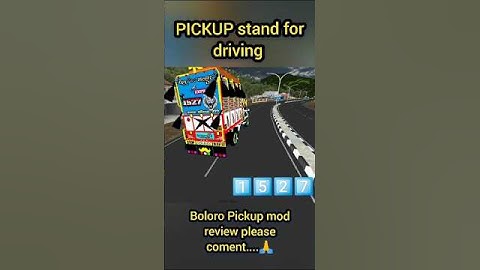 BUS simulator indonesiya bolero Pickup mod review  #shots #bussimulatorindonesia #bussid 💯