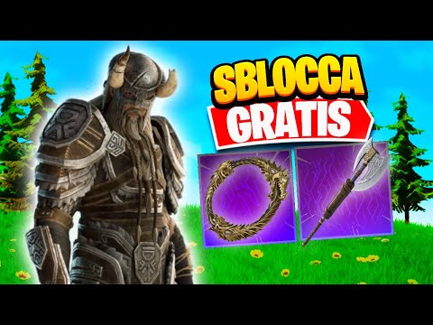 Come SBLOCCARE *GRATIS* il Set di TheElderScrolls su Fortnite ITA