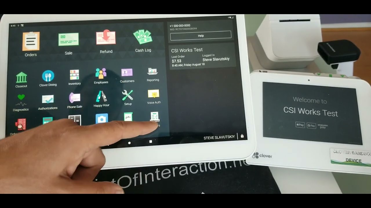 Working With Customers and Clover POS - YouTube