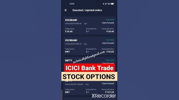 icici bank live trade | ICICI Bank Stock Options | #icicibankshare  #icicibankanalysis #shorts