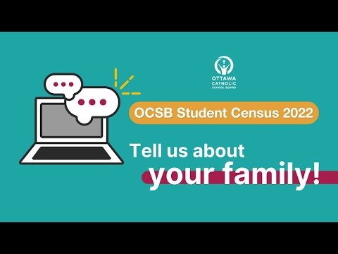 OCSB Student Census 2022 - Tell us about your family!