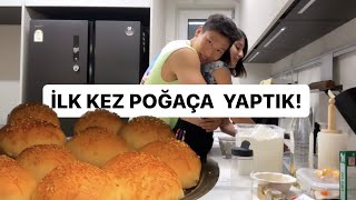 İLK KEZ POĞAÇA YAPTIK! ( Ev turu vlog part 2)