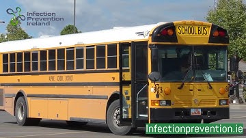 Disinfecting Bus Demo With Electrostatic Sprayer