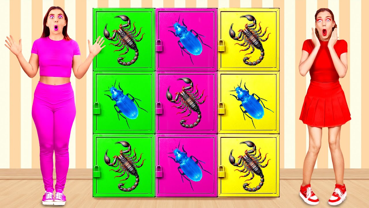 Челлендж Цветная Загадочная коробка | Смешные Cитуации от Funny Funny