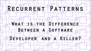 What Is The Difference Between A Software Developer And A Killer?