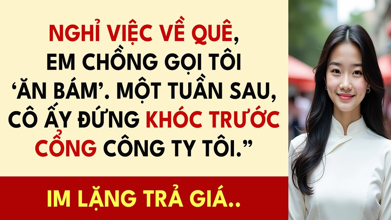 Trong Bữa Cơm, Tôi Nói Nghỉ Làm Ở Sài Gòn Về Quê. Em Chồng Cười Mỉa: “Ăn Bám”. Hôm Sau, Cô Ấy Đứng..