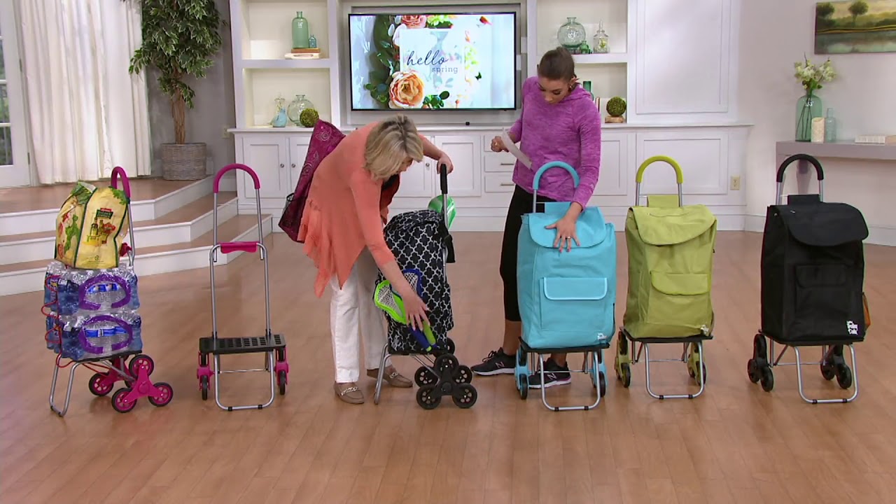 Trolley Dolly XL 2in1 Multipurpose Stair Climber with Pockets on QVC
