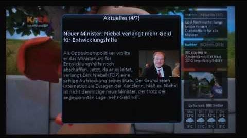 Internet Content, twitter, FlickR, in TV GUI on STM 7109 - with Embedded Wizard