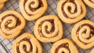 Date & Nut Pinwheel Cookies