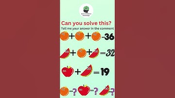 Solve this Math Puzzle | Brain Exercise shorts | #brainteaser #youtube #viral