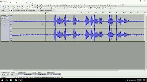 Noise Removal using Audacity
