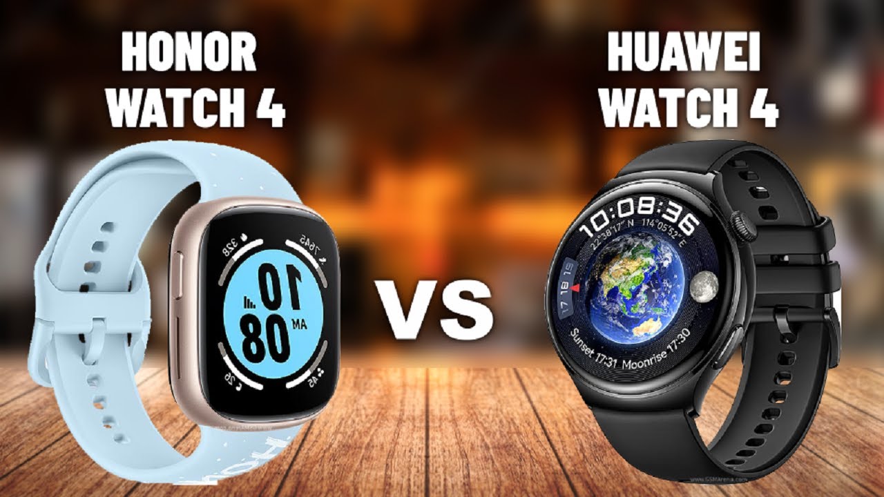 Honor Watch 4 VS Huawei Watch 4 