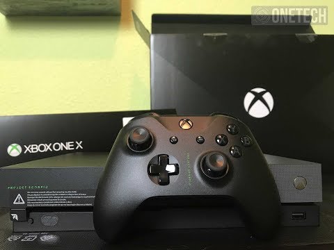 Unboxing de Xbox One X Project Scorpio Edition en Español