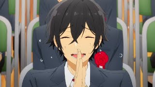 Anime // Funny scene //Miyamura sneeze in the middle of Speech//Romcom Anime