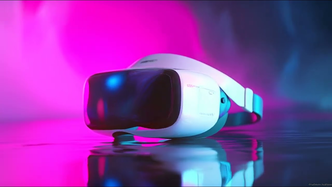 Video futuristic VR headset
