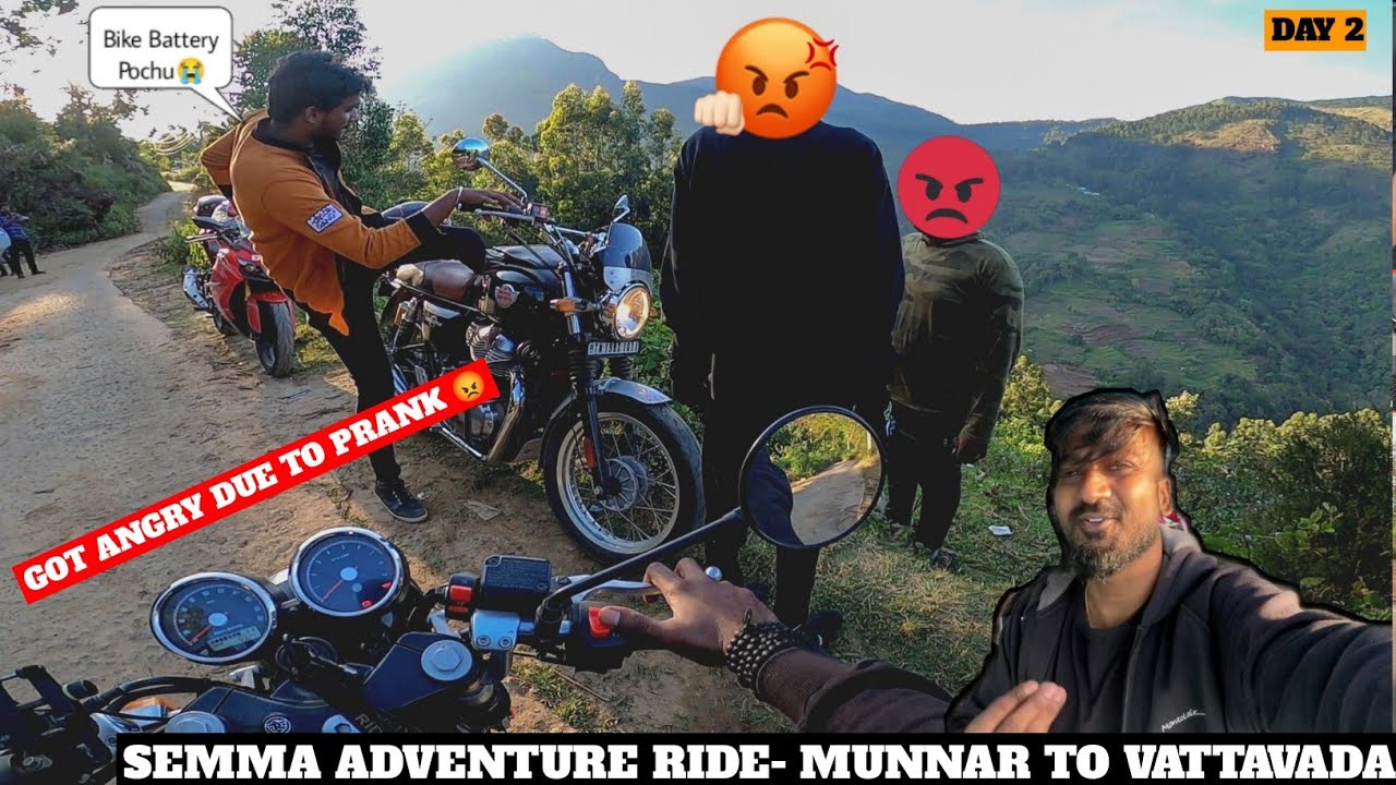 😡DAY 2 - THEY PRANKED ME | MUNNAR - VATTAVADA RIDE in Freezing COLD🥶 | TOP STATION | TAMIL | GT650
