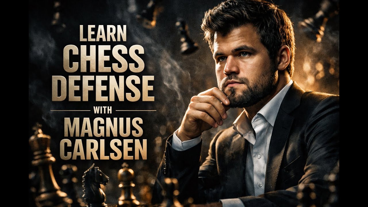 Изучите защиту в шахматах с Магнусом Карлсеном.