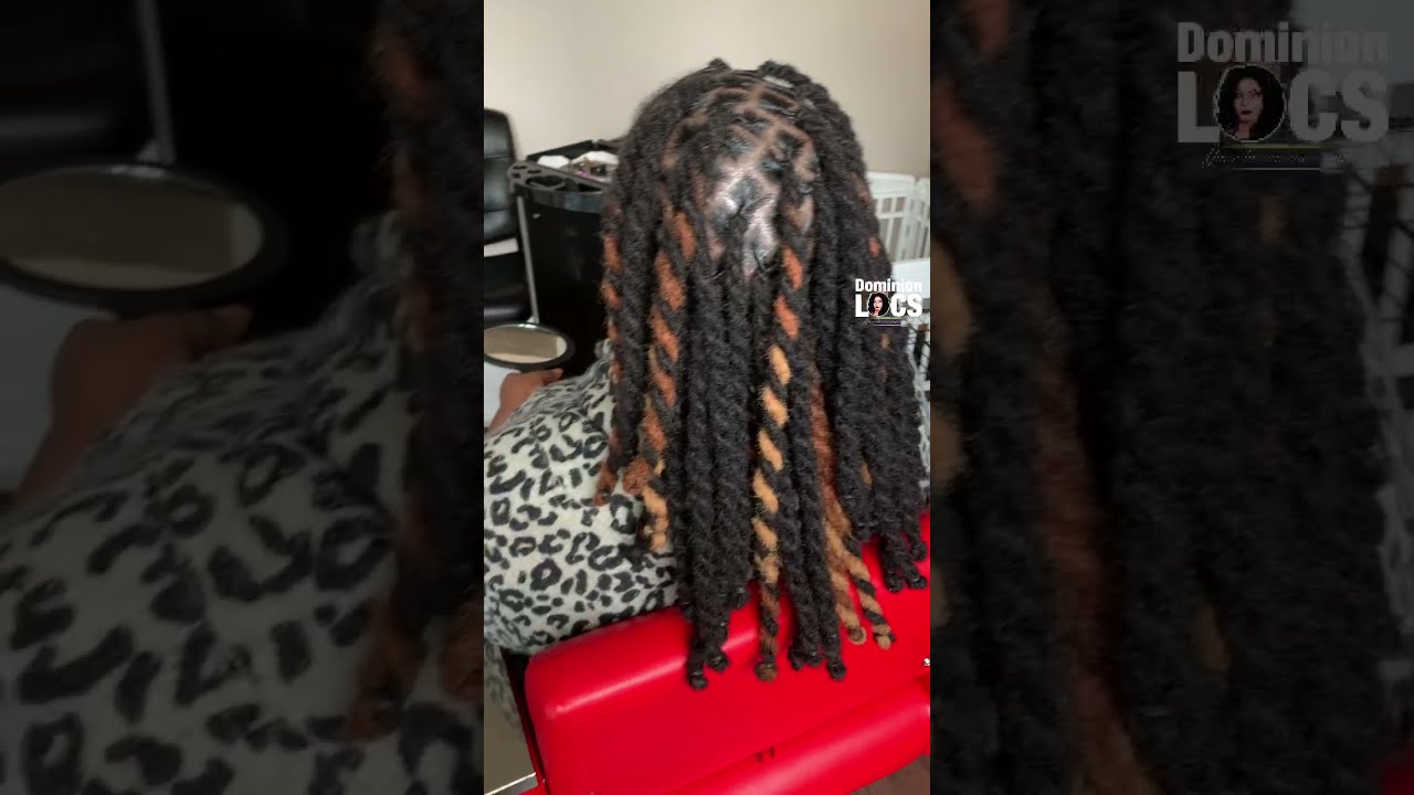 INSTANT DREADLOCKS EXTENSIONS WITH HIGHLIGHTS! | Shorts