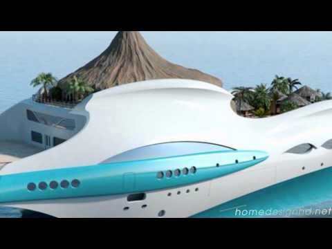 فيديو: Luxury Tropical Island Yacht Concept: A Private Paradise