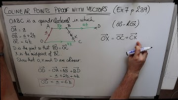 GCSE Vectors: Proof for Colinear points