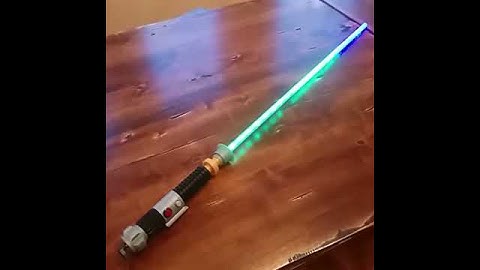 3D Printed Light Saber with Full Spectrum Blade