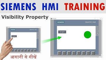Lecture-08: How to use Visibility property in Siemens HMI