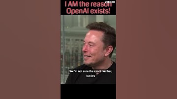 Elon Musk - I AM the reason OpenAI exists!! REALLY?? #shorts #shortvideo #short  #elonmusk