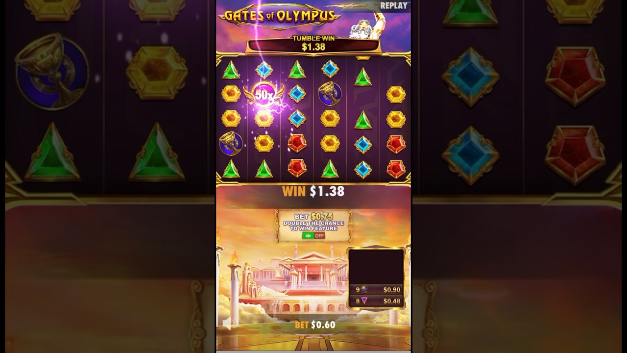 Winning $500+ on a $0.60 Bet Online 🤣⚡️Gates of Olympus 