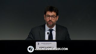 L'ultimo discorso di AGNELLI da presidente della Juve: 'Il mio futuro è una pagina bianca'